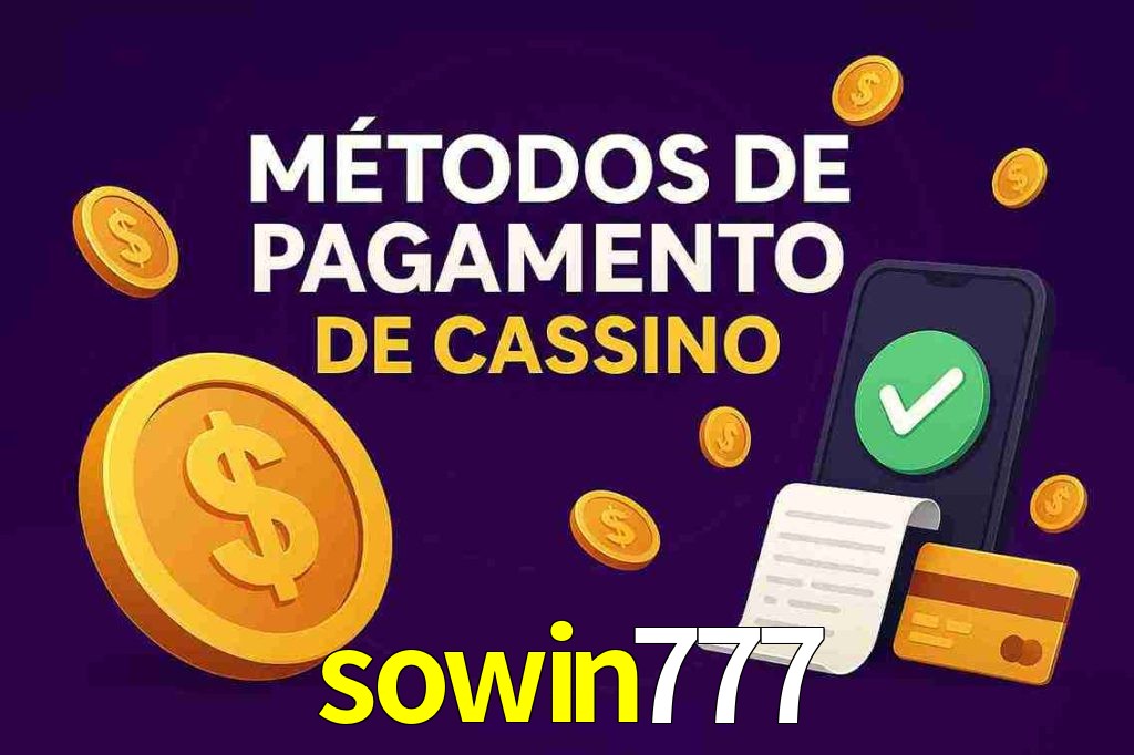 Métodos de Pagamento no sowin777